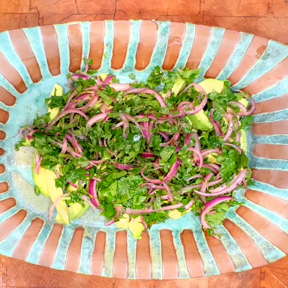 Avocado Salad with Lemony Herbs