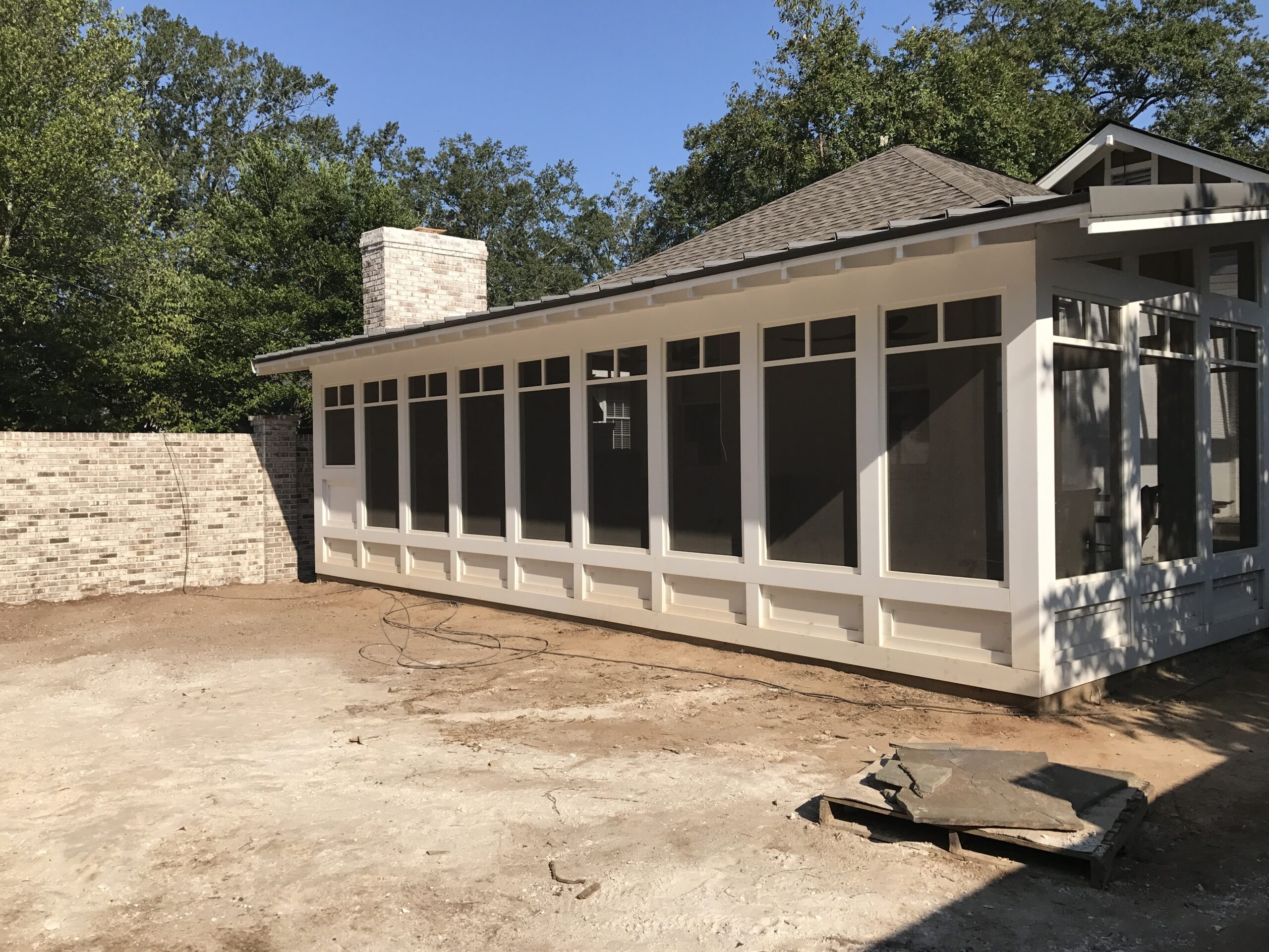 JH Screened Patio Before