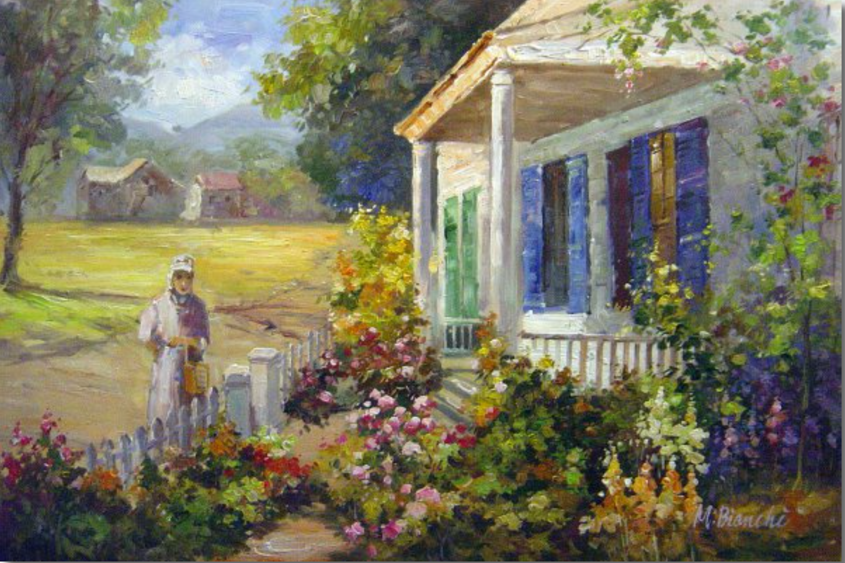 A Summer Garden by Abbott Fuller Graves