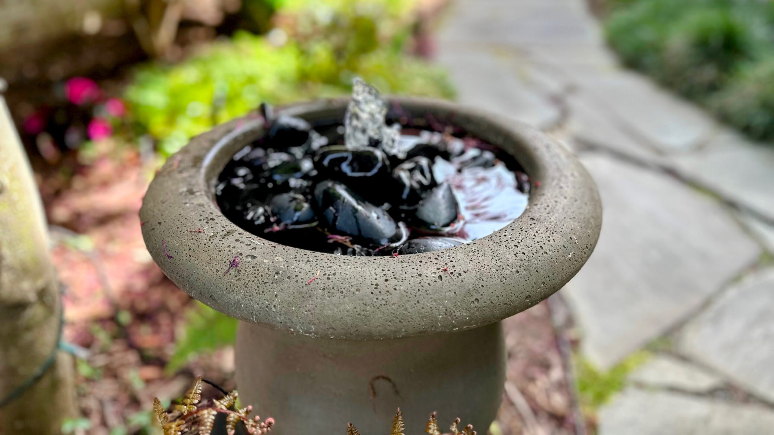 diy recirculating fountain pump replacement